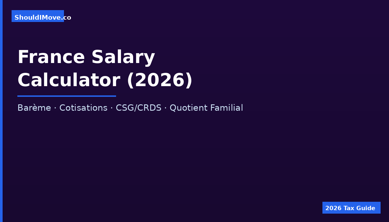 France Salary Calculator: How Income Tax & Social Charges Work (2026)